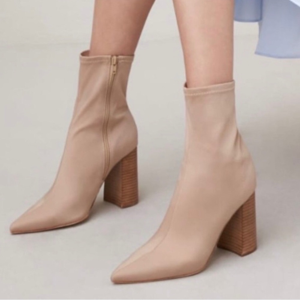 Jeffrey Campbell Tan Ankle Boots